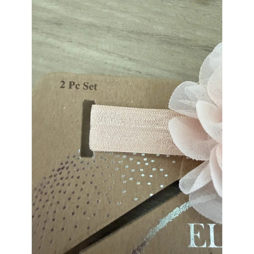 Elly & Emmy My First Dress Up 0-6 Months Baby Photoshoot Pink Knit Tulle Flower